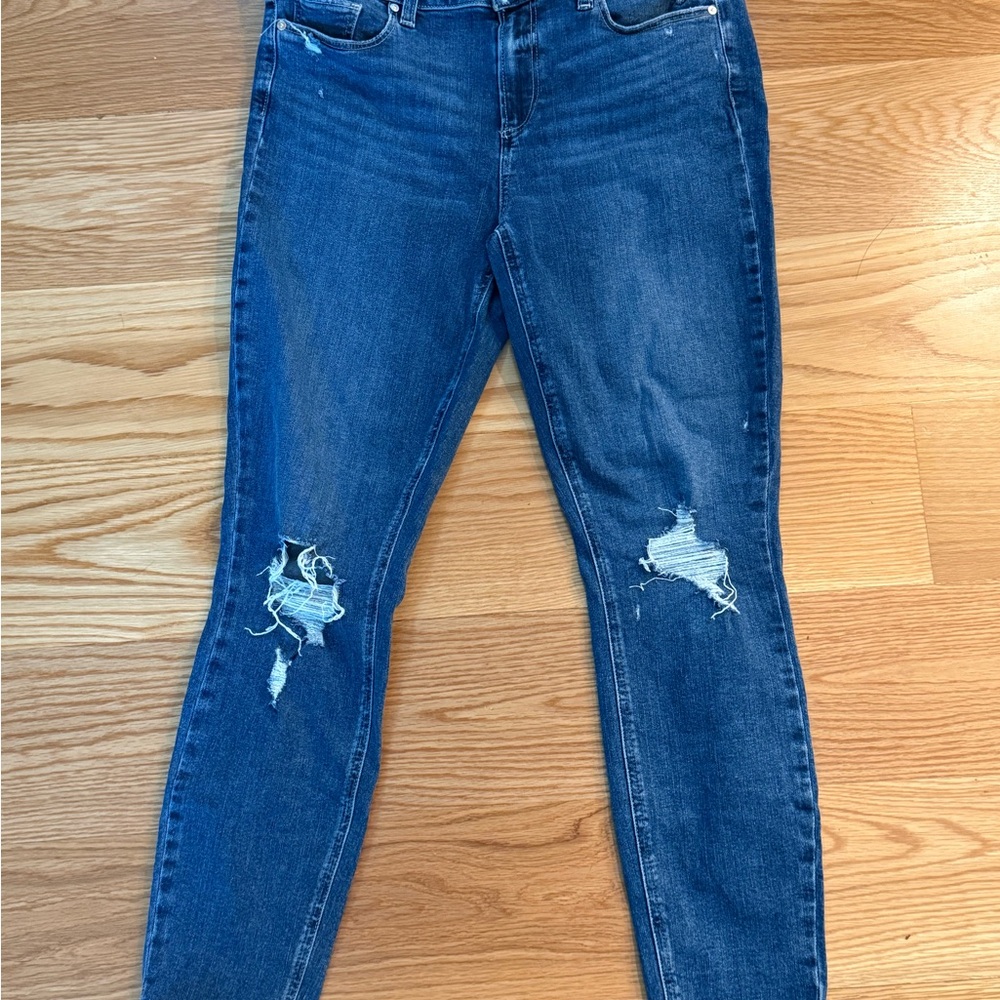 PAIGE Women's Verdugo Ankle Ripped Skinny Jeans